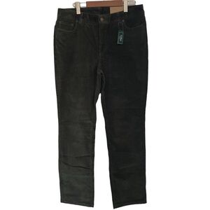 L.L Bean NWT corduroy green trousers